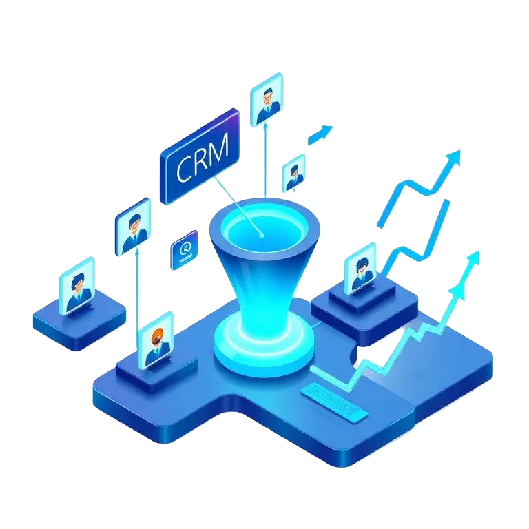 Lead pipeline visualization for elevator CRM